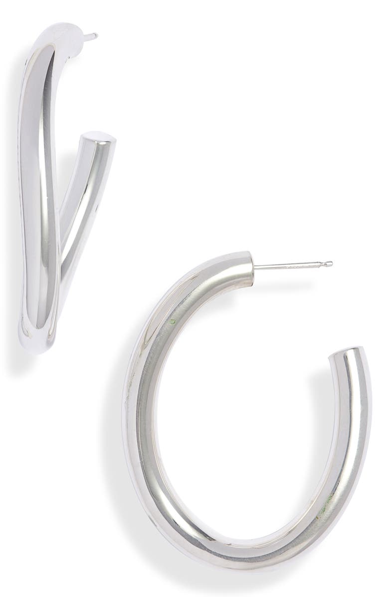 Jennifer Zeuner Edna Hoop Earrings, Main, color, 