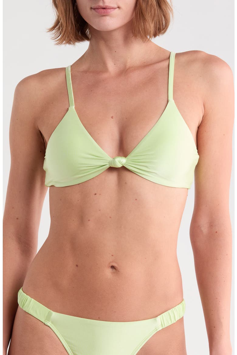 Zen Knotted Bikini Top, Main, color, BUTTERFLY