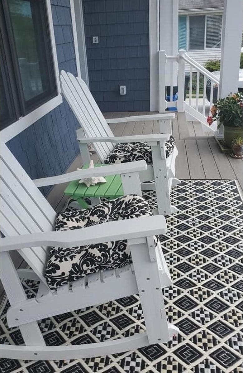 Mad Mats Scotch Black & White, Alternate, color, Black And White