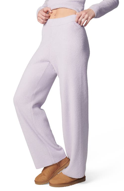 Florence By Mills Lounge Wide Leg Sweater Pant In Soft Millie Lavender