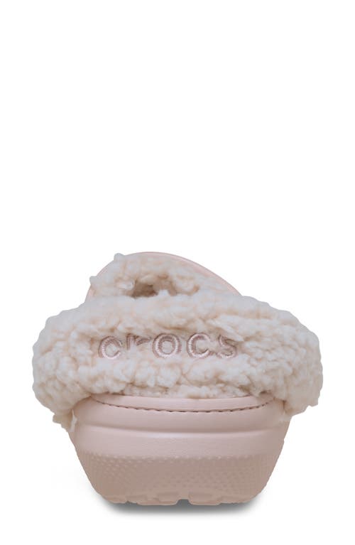 Crocs Classic Fleece Lined Clog In Neutral