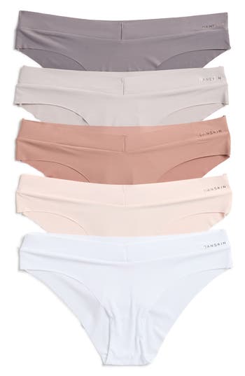 DANSKIN DANSKIN LASERCUT 5-PACK TANGAS