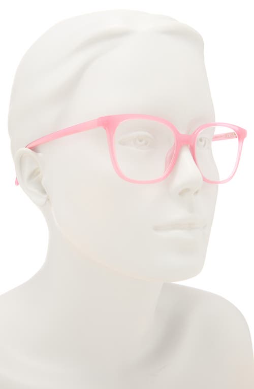 Kate Spade New York Romeo 50mm Rectangular Reading Glasses In Pink