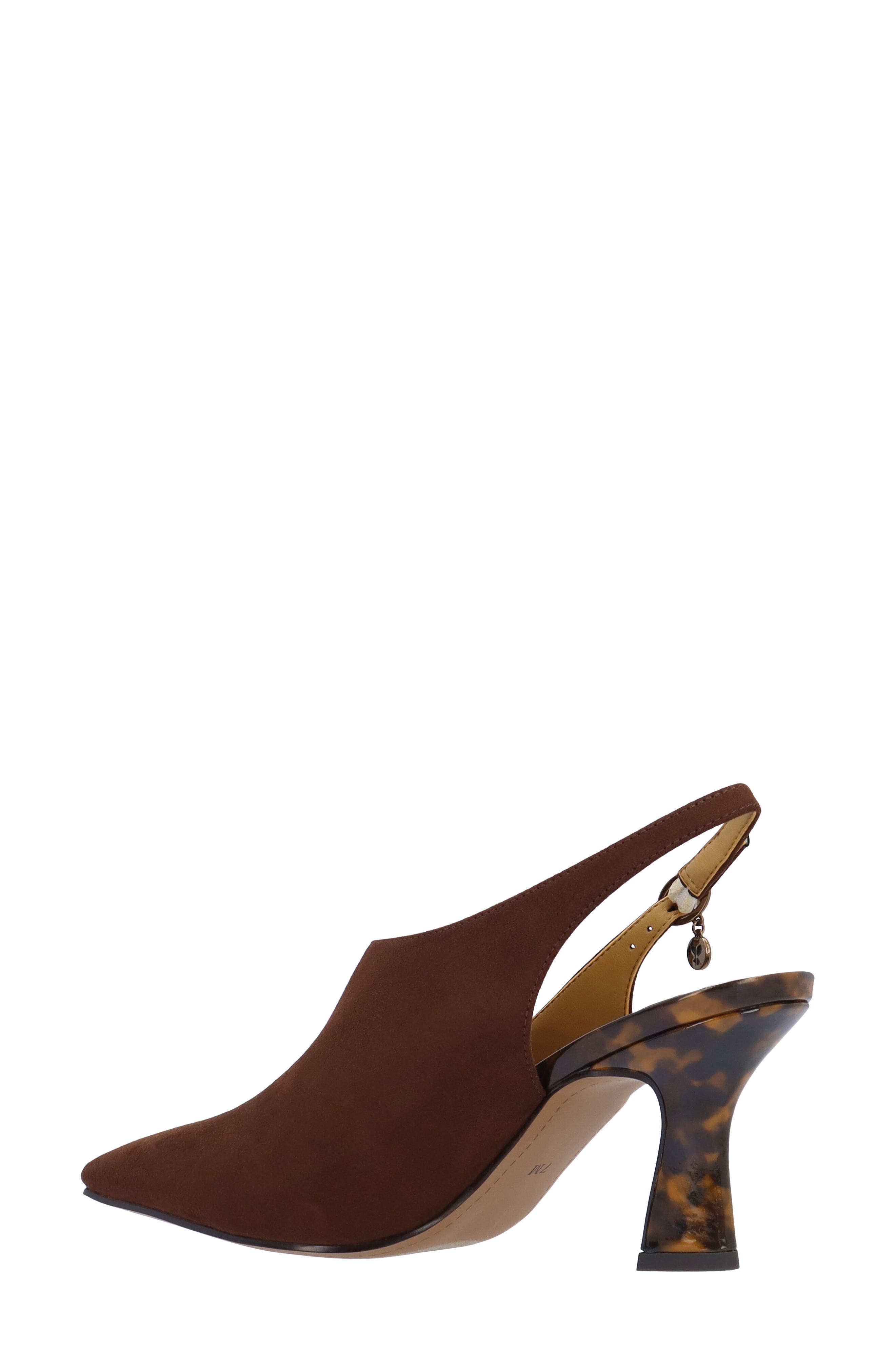 J. Reneé Prissy Slingback Pump, Alternate, color, Chocolate