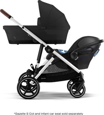 Gazelle S Single to Double Stroller