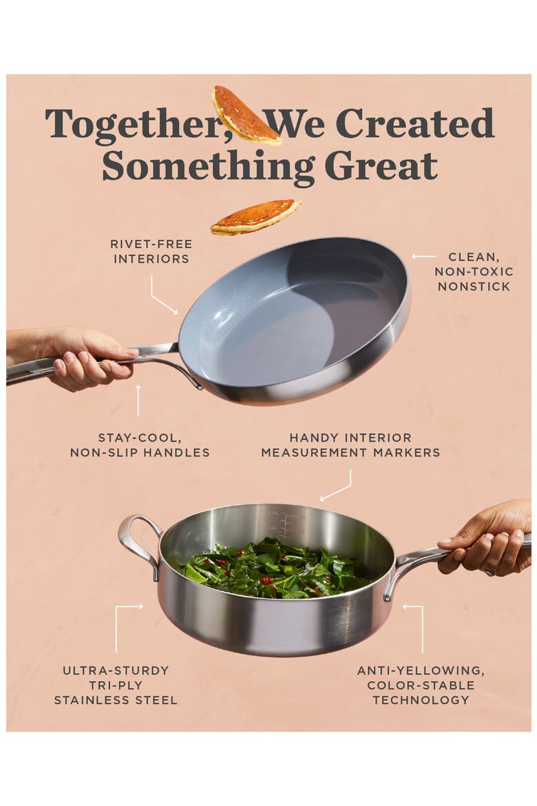 Essential Cookware 12-Inch Covered Nonstick Skillet, Alternate, color, METAL