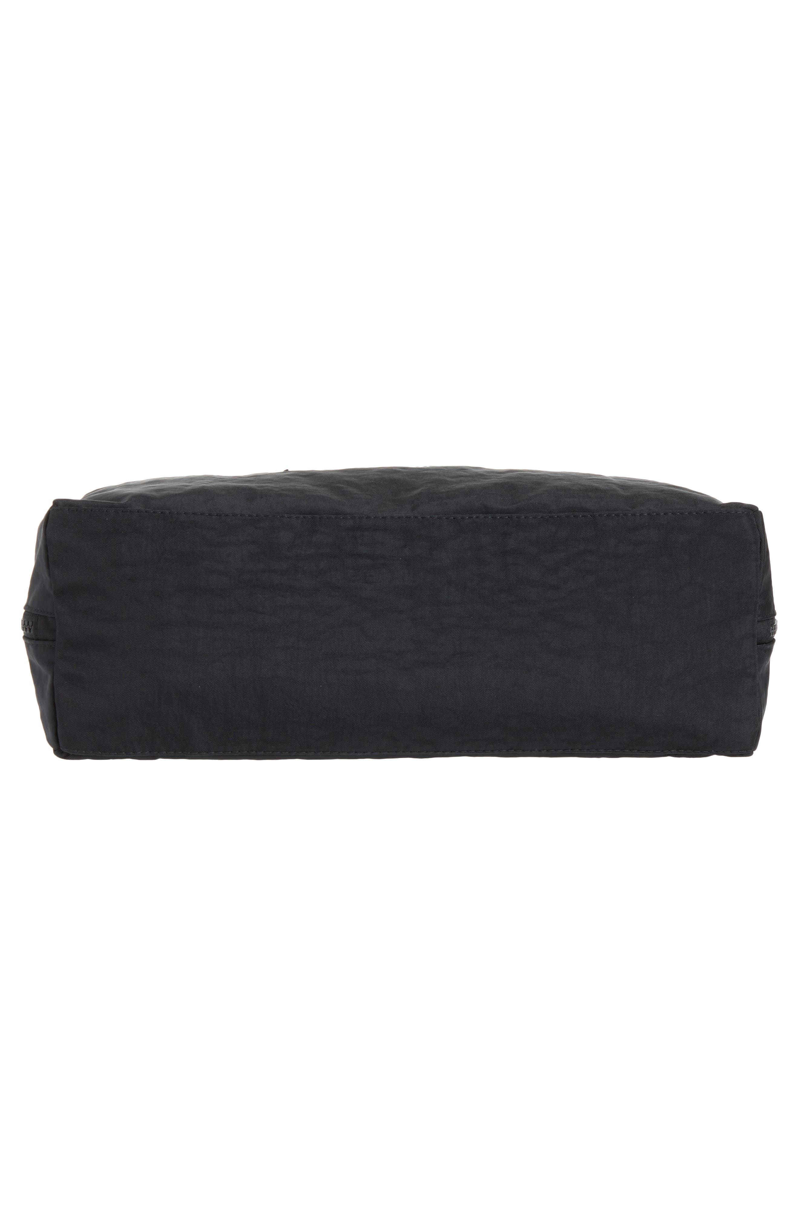 Medium Recycled Nylon Bowler Bag, Alternate, color, BLACK