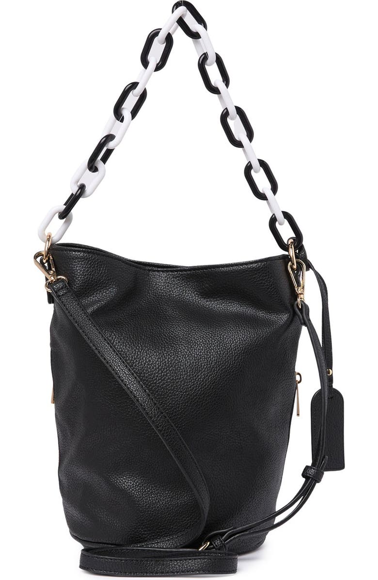 Sole Society Fayre Faux Leather Bucket Bag, Alternate, color,