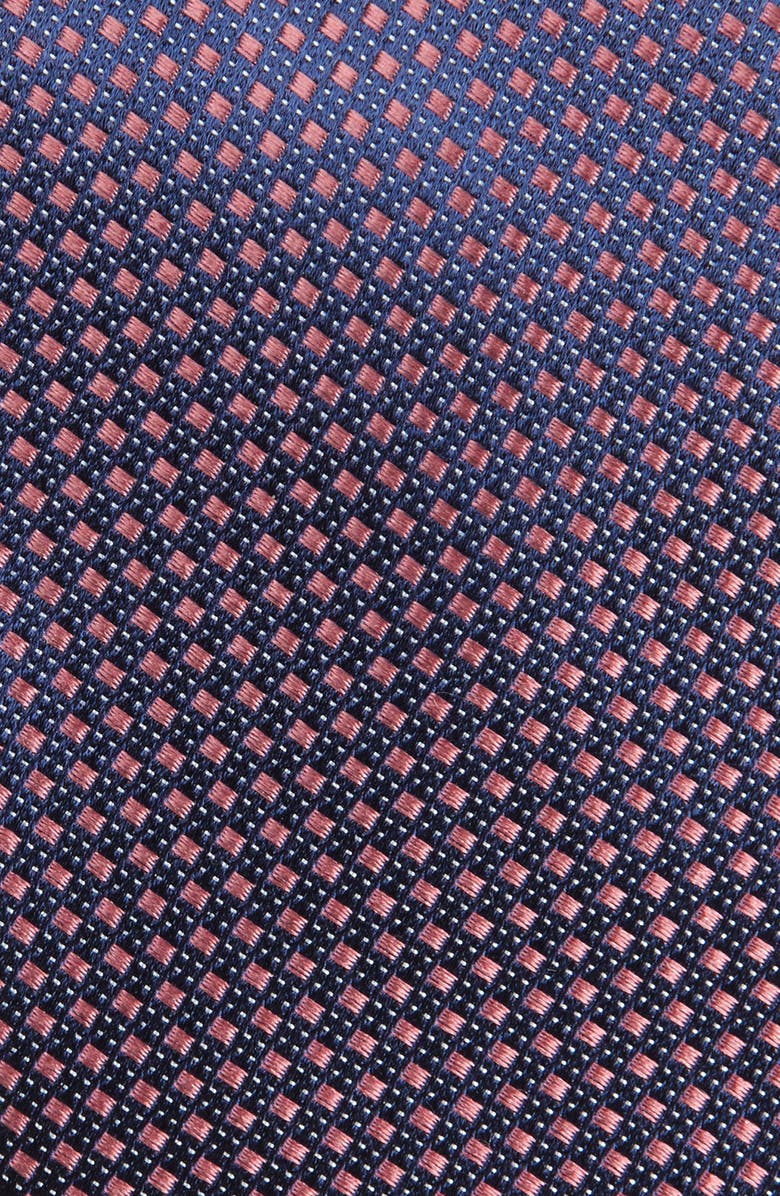 Nordstrom Hudson Mini Grid Silk Tie, Alternate, color, 