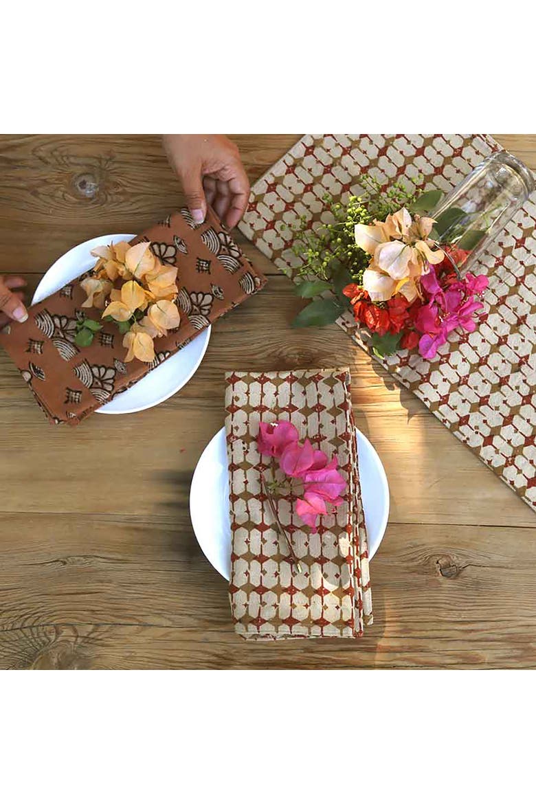Sustainable Dinner Napkins, Alternate, color, Beige