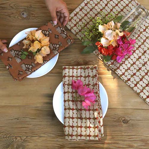 Ichcha Sustainable Dinner Napkins In Sand