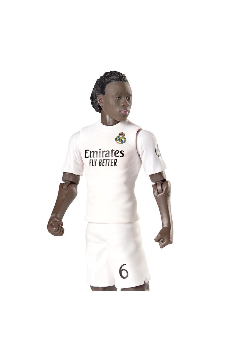 Banbo Toys SOCKERS Real Madrid CF Eduardo Camavinga 8" Collectible Soccer Action Figure, Alternate, color, White