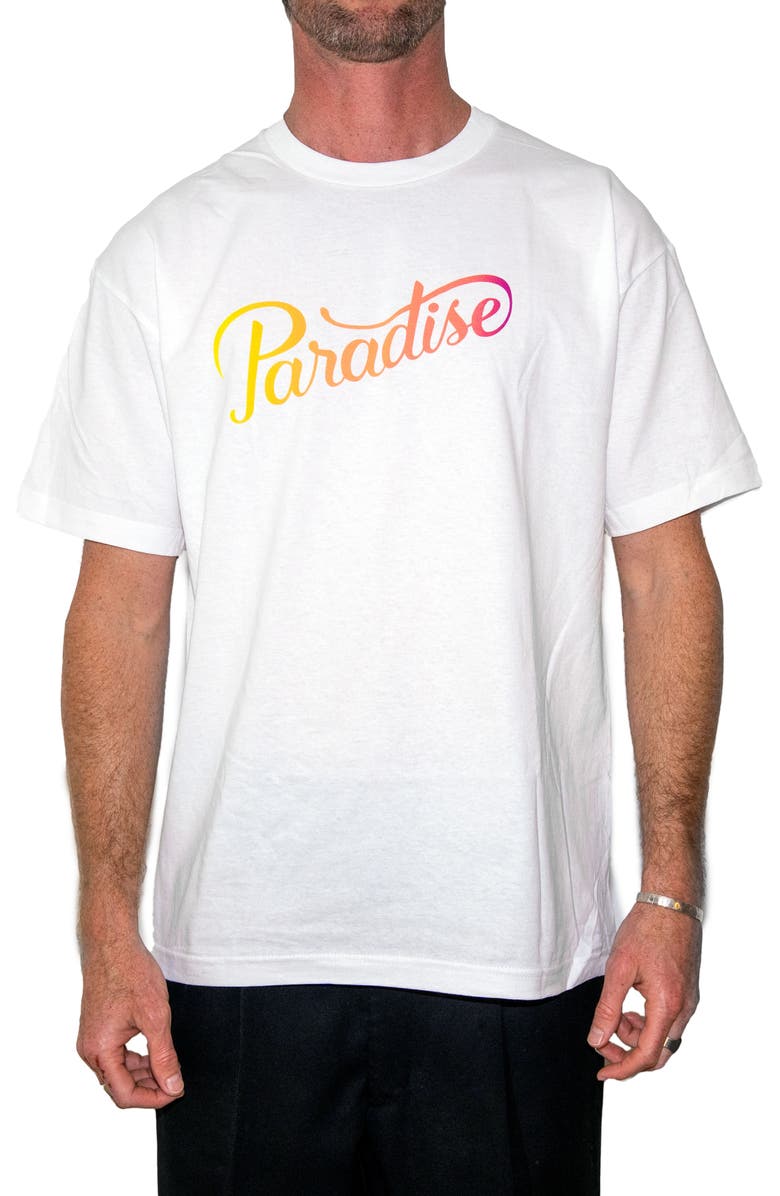FUTURE PALMS Paradise Gradient Short Sleeve Tee, Main, color, 