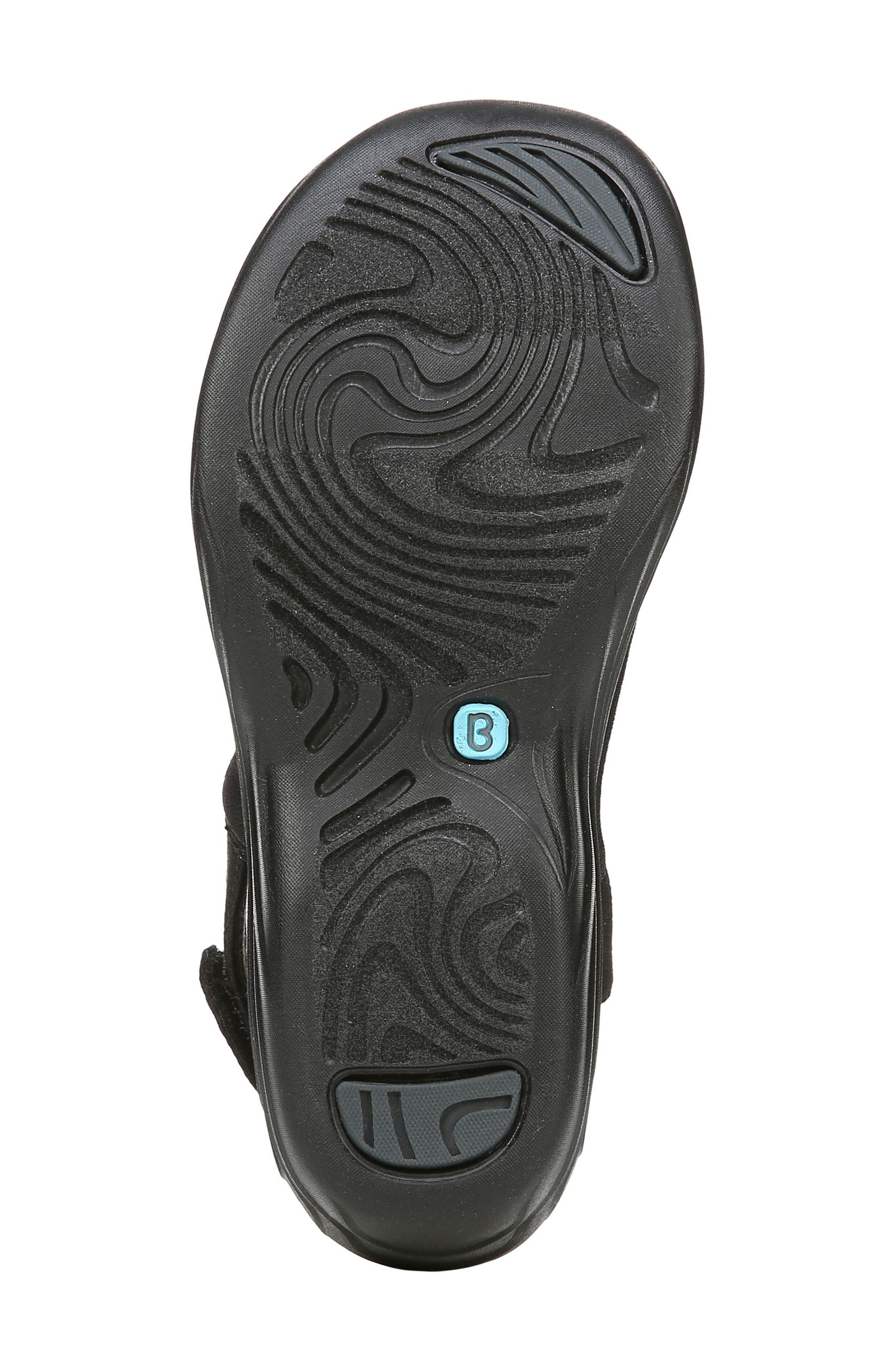 Zipline Wedge Sandal, Alternate, color, BLACK GRID FABRIC