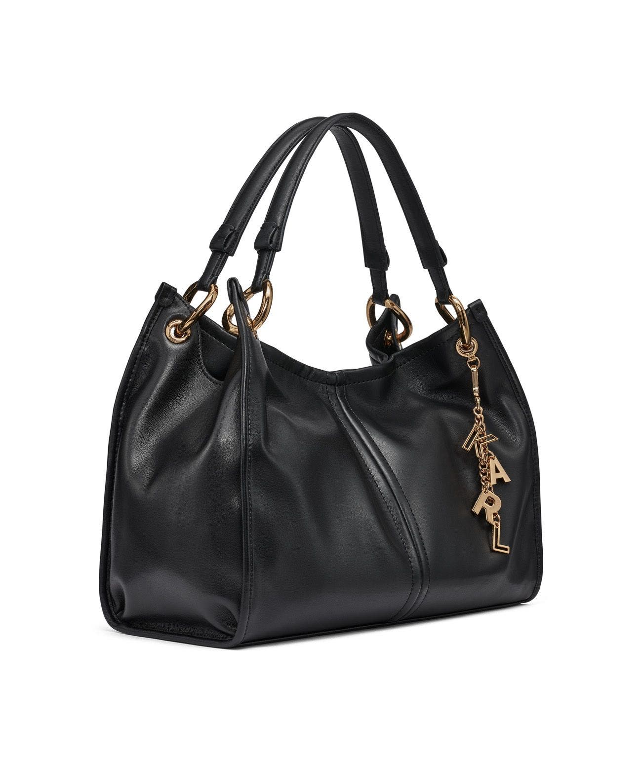 KARL LAGERFELD PARIS Luciene Med Tote, Alternate, color, Black