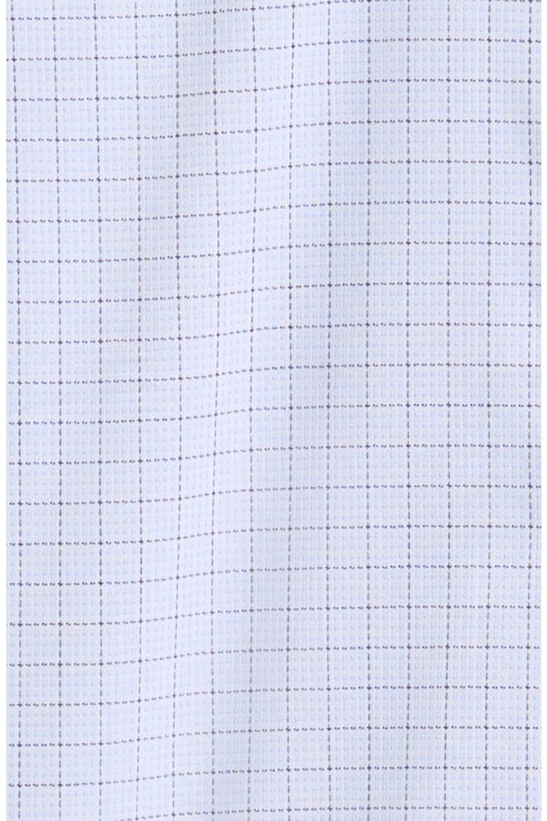 Kids' Check Cotton Blend Button-Up Shirt, Alternate, color, BLUE