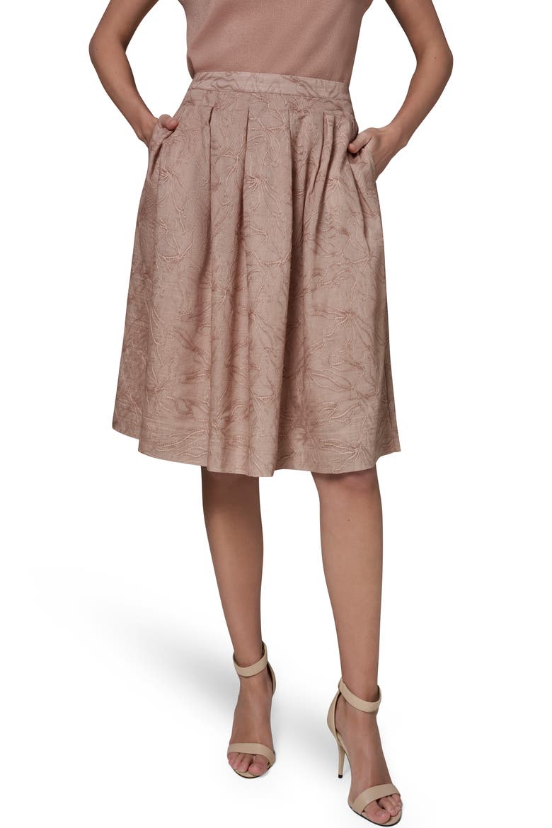 Embroidered Skirt, Main, color, UMBRIA