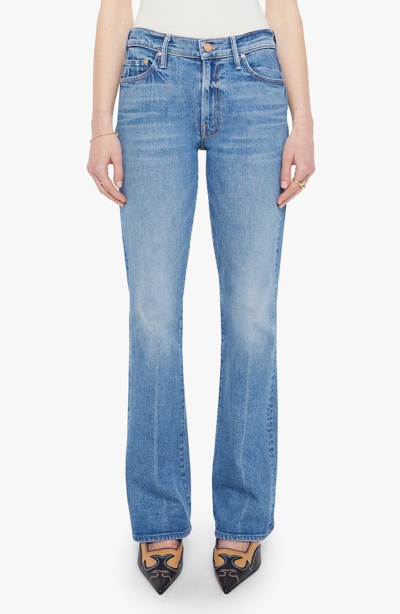 MOTHER The Outsider Sneak Bootcut Jeans, Main, color, Hokey Pokey
