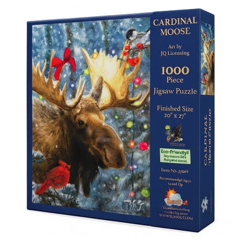 Cardinal Moose 1000 piece Jigsaw Puzzle for Adults