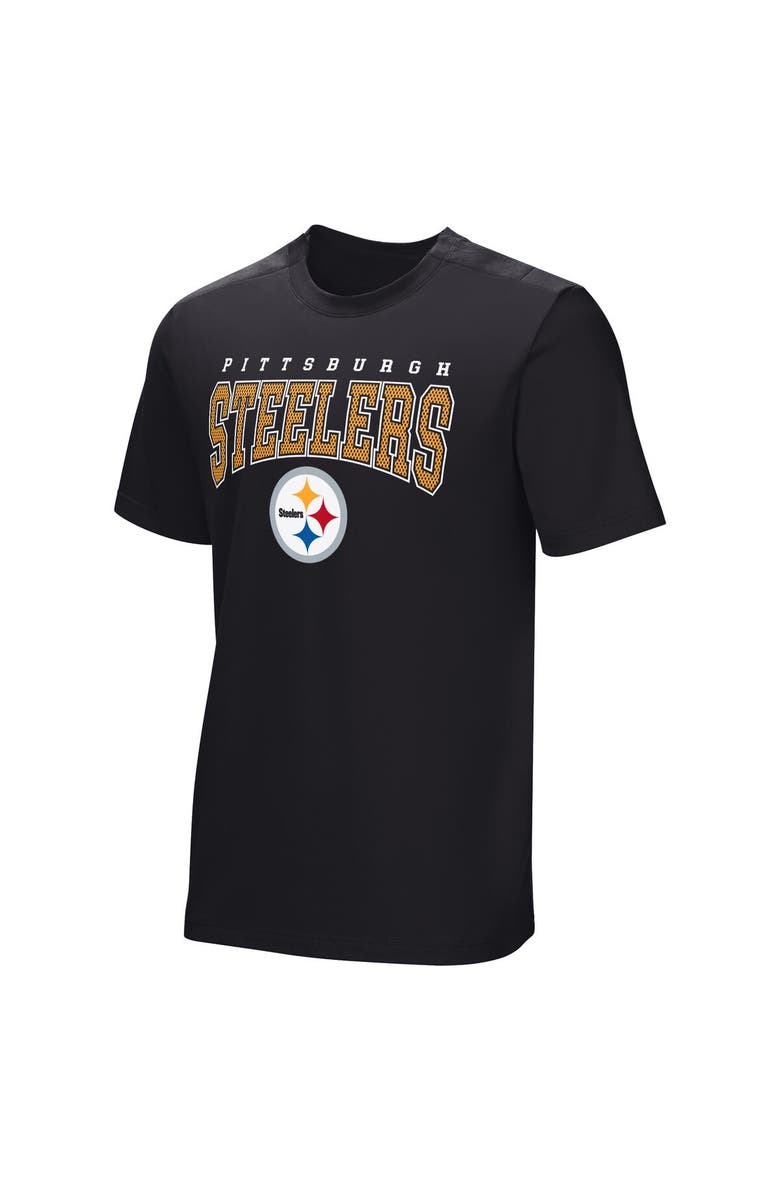 NFL Men's  Black Pittsburgh Steelers Home Team Adaptive T-Shirt, Alternate, color, Black