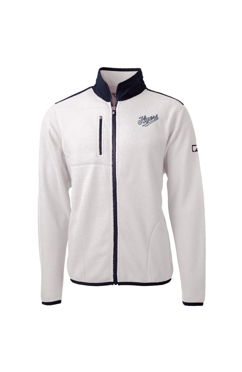 Cutter & Buck Men's Cutter & Buck Oatmeal Dayton Flyers Big & Tall Cascade Eco Sherpa Fleece Full-Zip Jacket, Alternate, color, 