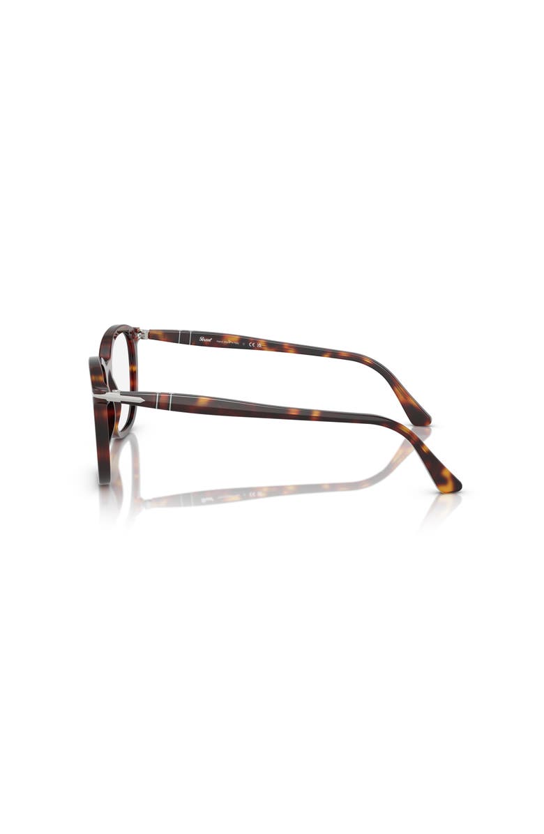 Persol 50mm Rectangle optical glasses, Alternate, color, Tortoise