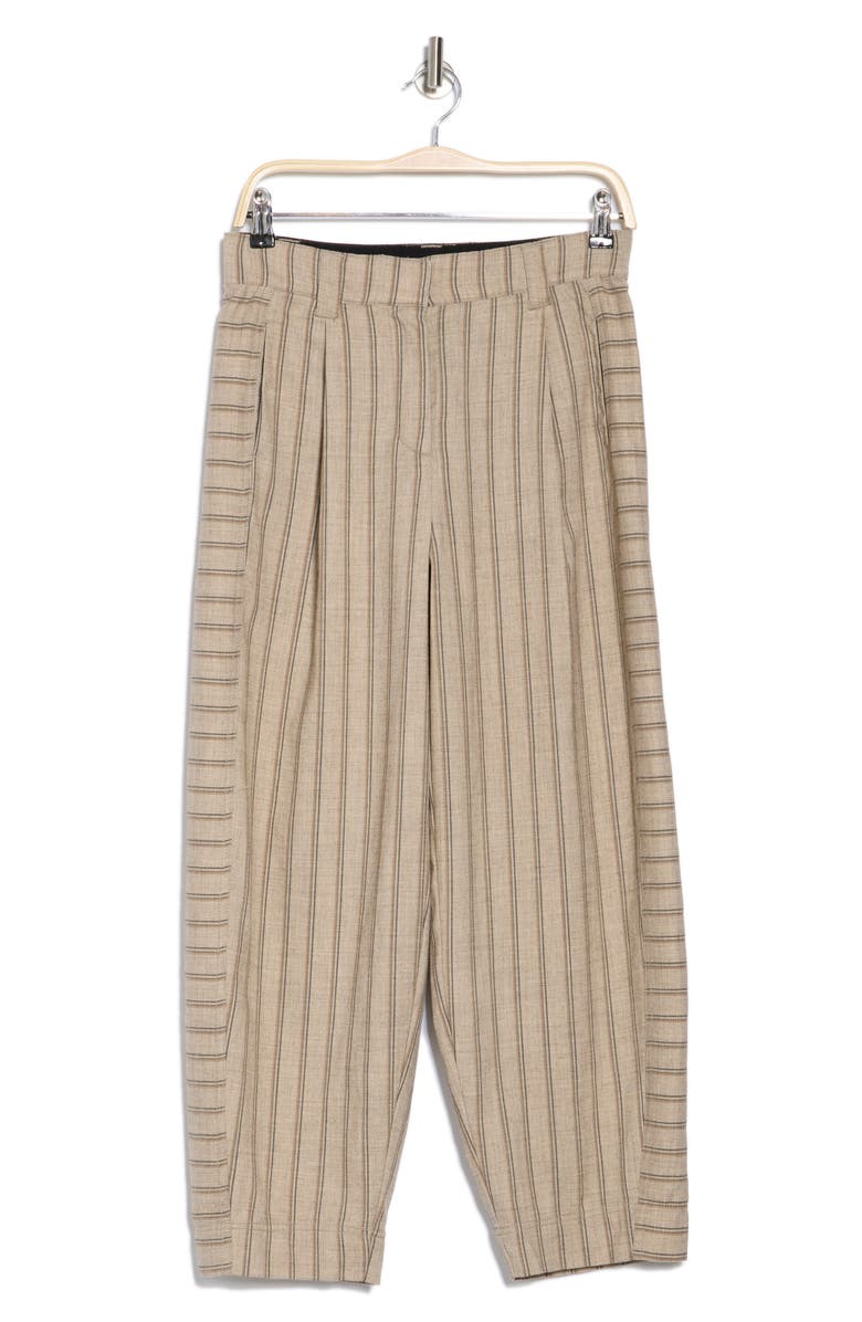 Democracy Barrel Leg Pleated Trousers, Alternate, color, 