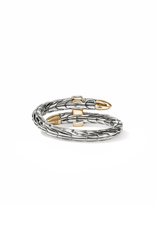 John Hardy Spear Flex Ring, Pavé In White