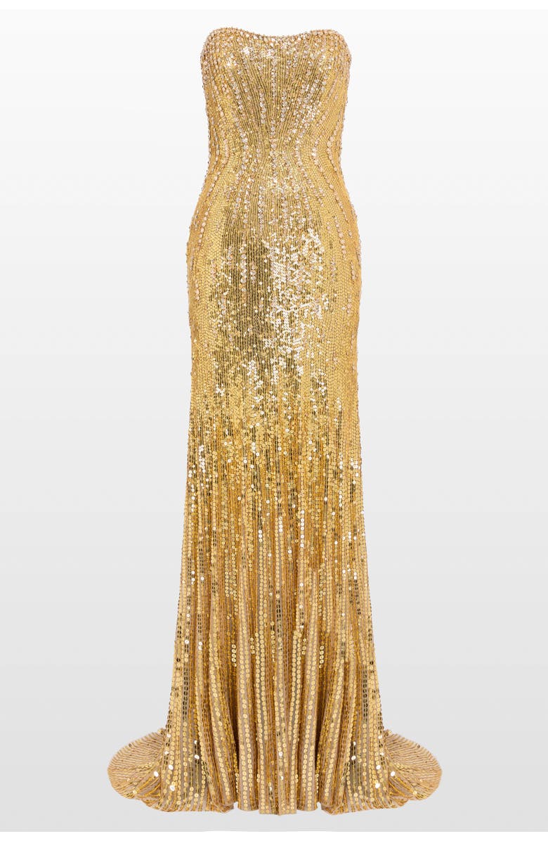 Jenny Packham Sarai Gown, Main, color, Cashmere