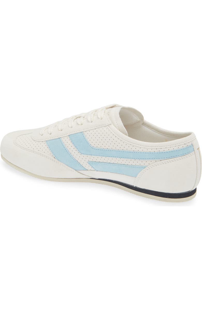 TOM FORD Brook Perforated Sneaker, Alternate, color, Cream/ Light Blue/ White