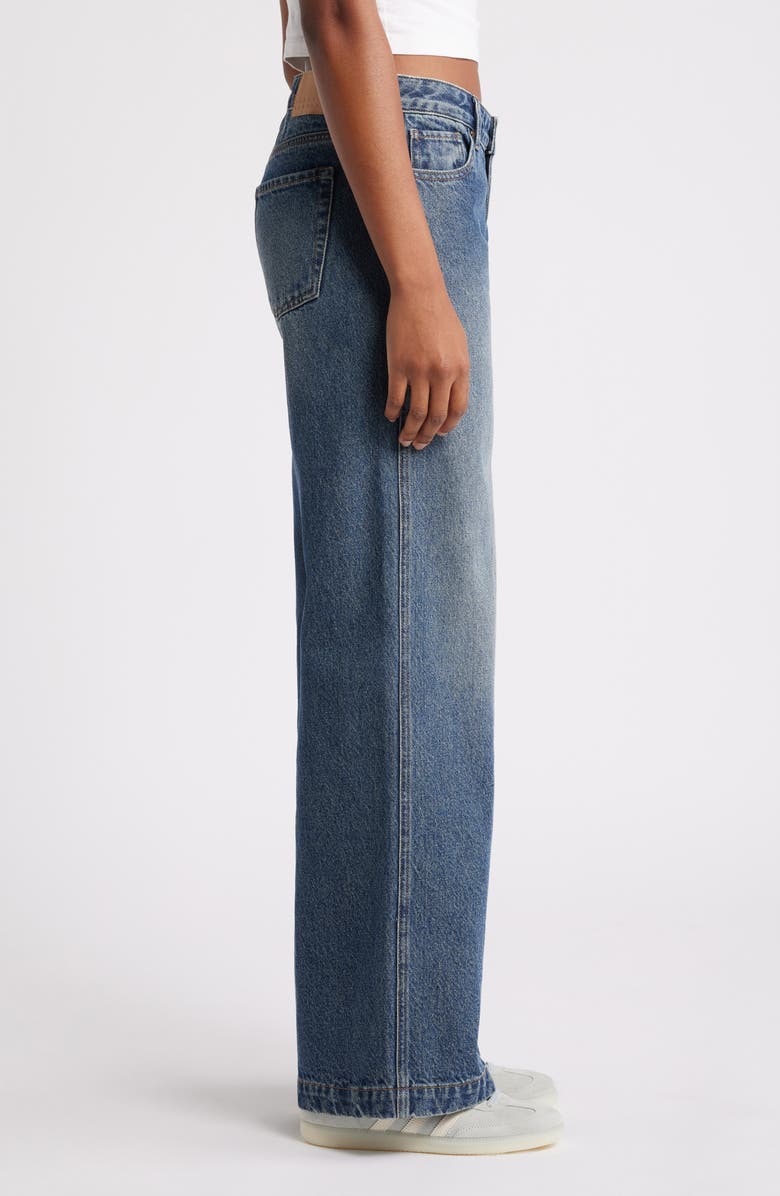PacSun Mel Low Rise Baggy Wide Leg Jeans, Alternate, color, Medium Indigo