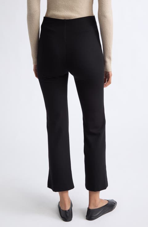 Rio High Waist Flare Leg Knit Pants