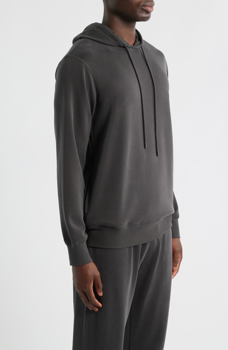 Daniel Buchler Supersoft Hoodie, Alternate, color, Charcoal