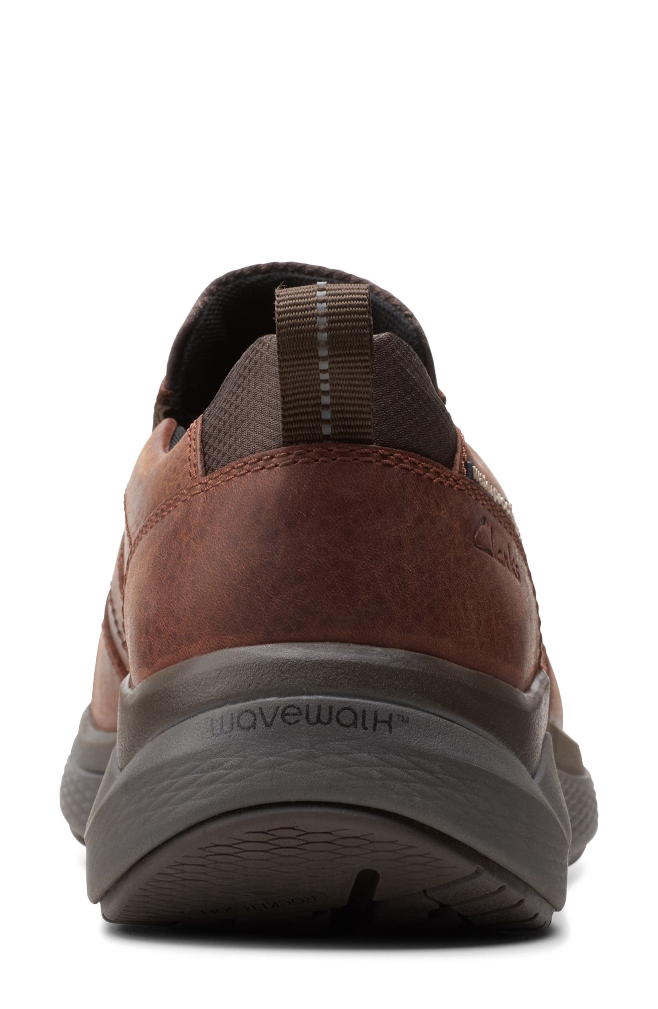 Clarks<sup>®</sup> Wave 2.0 Waterproof Slip-On Sneaker, Alternate, color, Brown Oily
