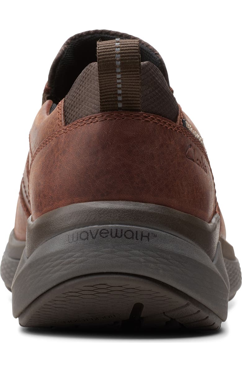 Clarks<sup>®</sup> Wave 2.0 Waterproof Slip-On Sneaker, Alternate, color, Brown Oily