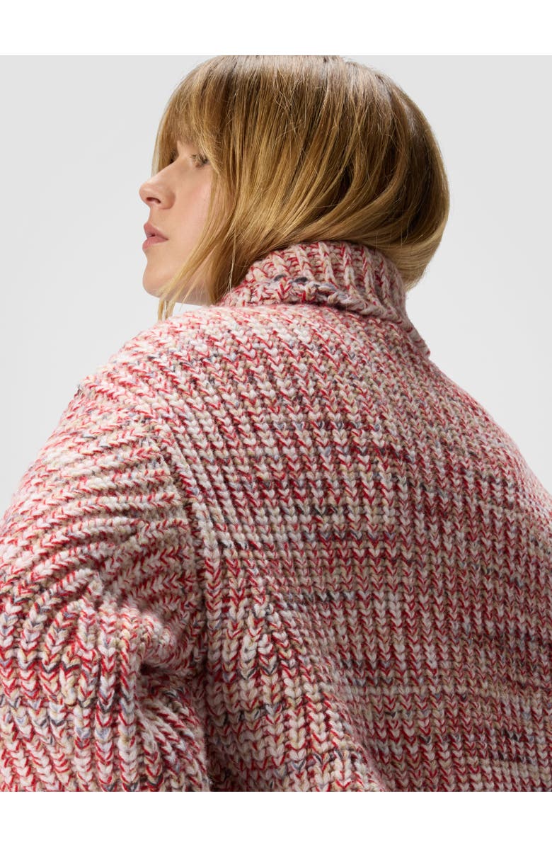 Missoni Oversized High-neck Flame Knit Sweater, Alternate, color, Multicoloured