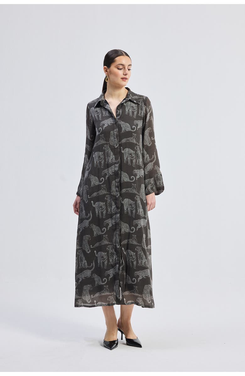 Reistor Relaxed-Fit Shirt Dress, Alternate, color, Black