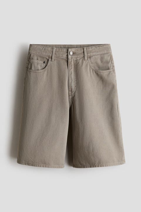 Loose-fit Twill Shorts