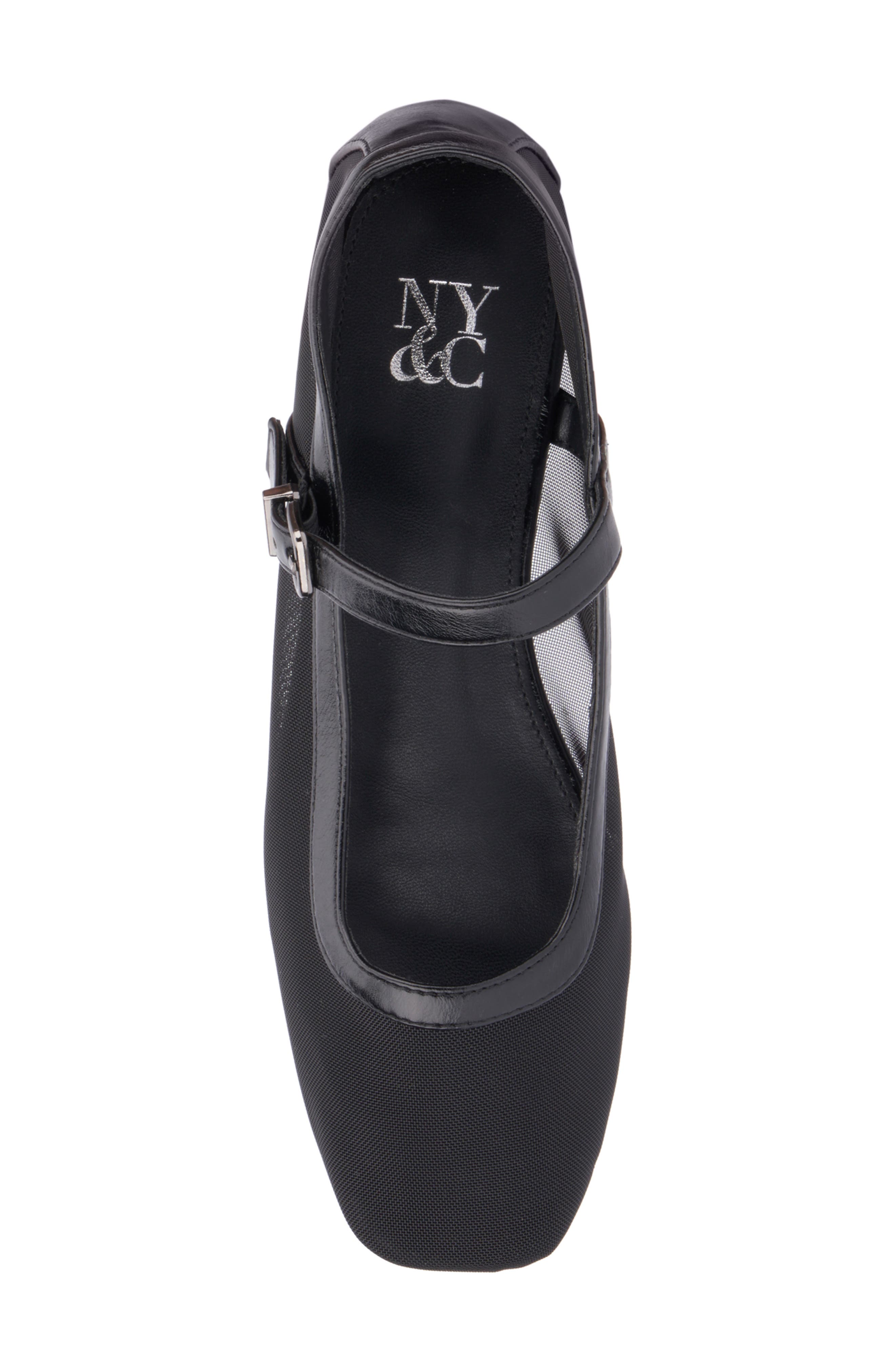 NEW YORK AND COMPANY Page 2 Mary Jane Ballet Flat, Alternate, color, Black