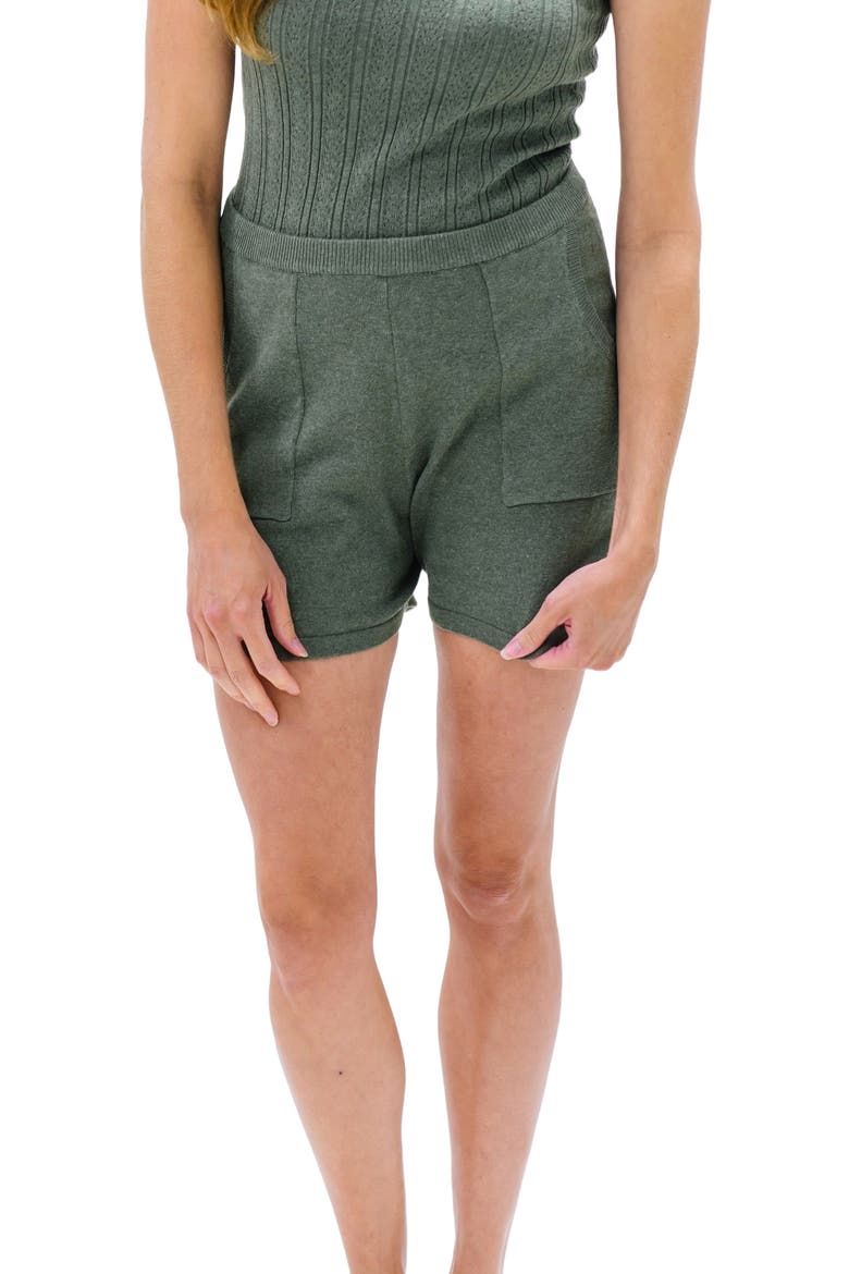 Womens' Sweater Short, Alternate, color, Olive Heather