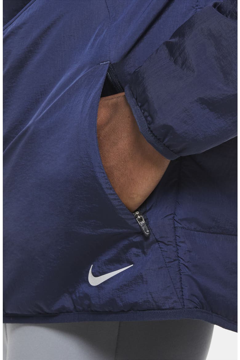 Aerolayer Running Jacket, Alternate, color, OBSIDIAN