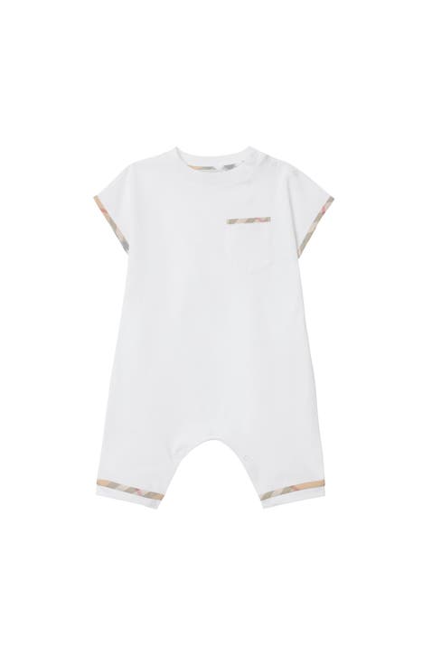 Burberry Kids Burberry Baby Odessa Bodysuit in Archive Beige