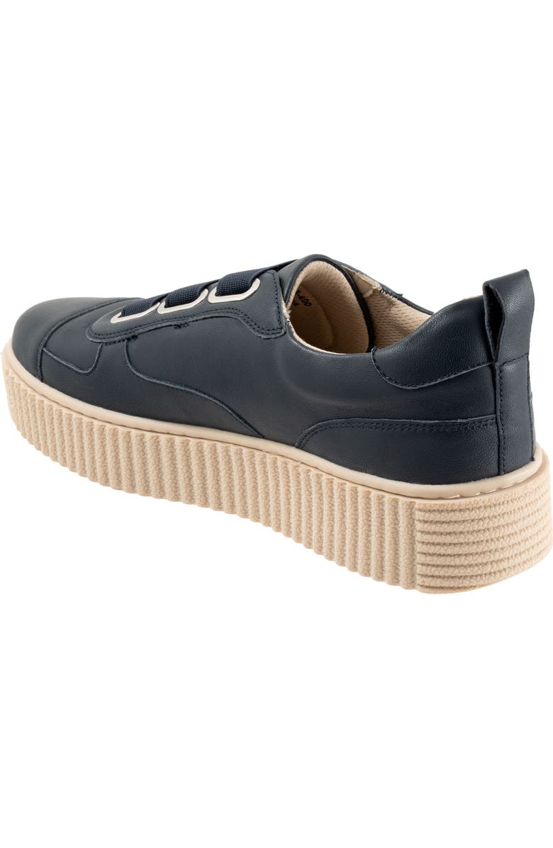 Trotters Bliss Platform Sneaker, Alternate, color, Navy