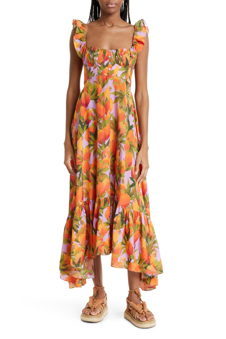mango frill cotton dress FARM Rio Macaws Ruffle Blend Maxi (Women) COLOR:cherry cola 10-16-2025 Elevate your wardrobe with Classic Black Dress Barbie Farm rio