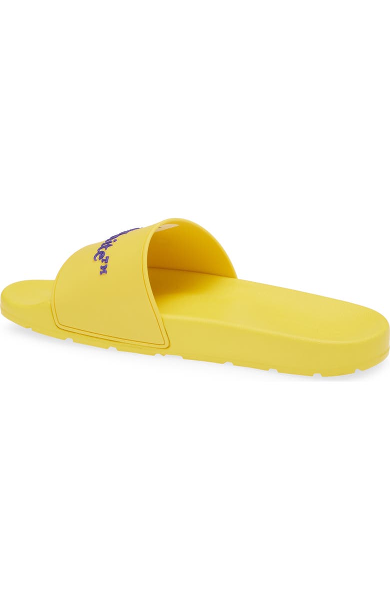 Off-White Bookish Slide Sandal, Alternate, color, Light Orange - Dark Blue