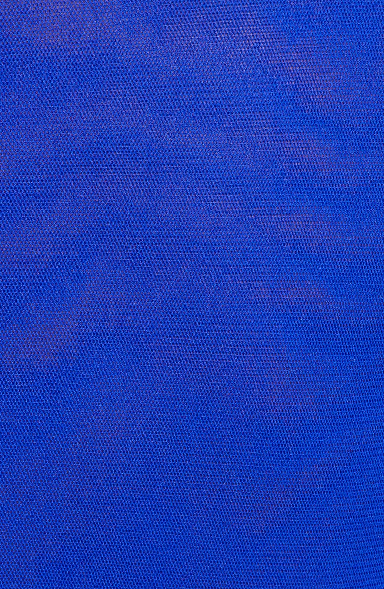 Fuzzi Ruffle Detail Mesh Top, Alternate, color, 