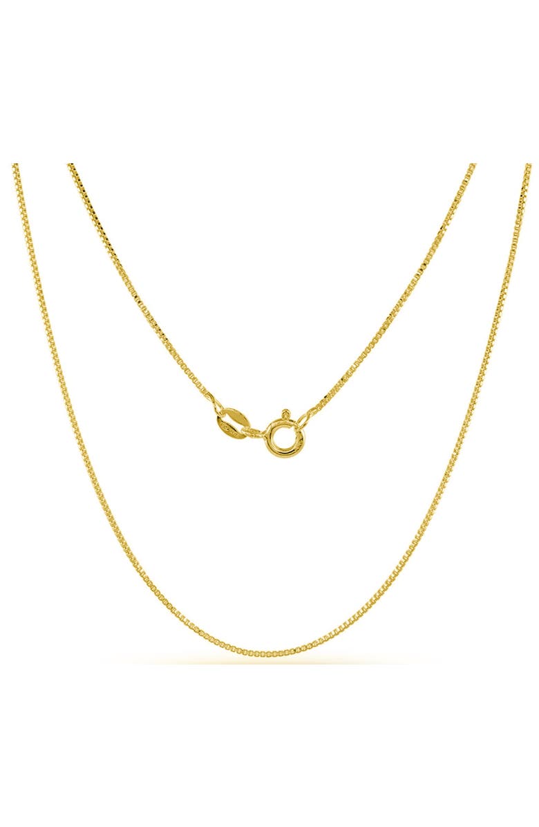 Donatello Gian Sterling Silver Gold-Flashed Necklace, Main, color, 