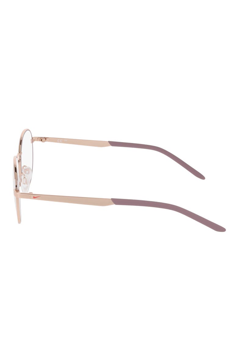 Traveler Drift 51mm Round Blue Light Blocking Reading Glasses, Alternate, color, ROSE GOLD / BLUE LIGHT