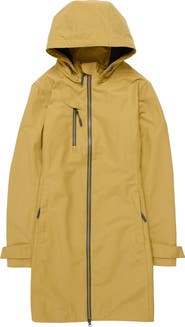 Seasalt Cornwall Coverack Waterproof Organic Cotton Raincoat with Removable Hood