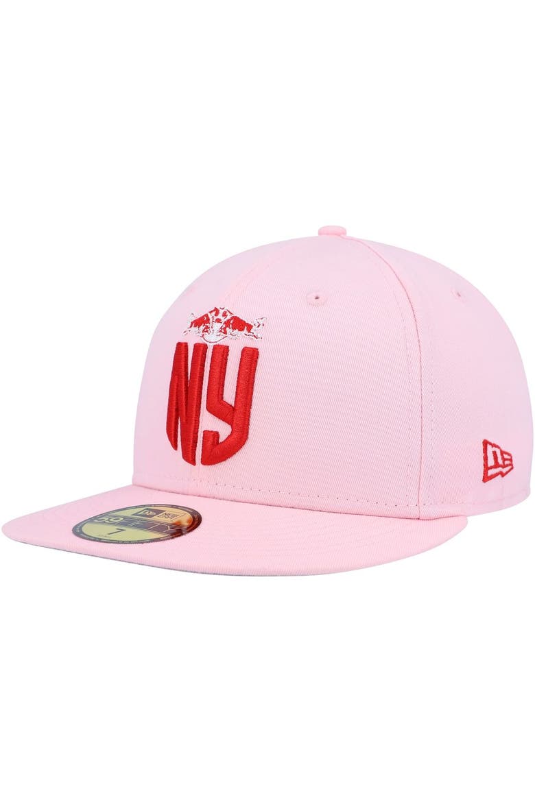 Men's New Era Pink New York Red Bulls Pastel Pack 59FIFTY Fitted Hat, Main, color, Pink